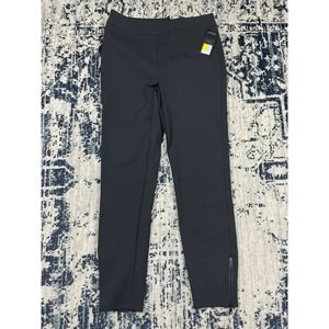 Spanx Side Zip Skinny Black Dress Pants Back Zipper Womens Size 6